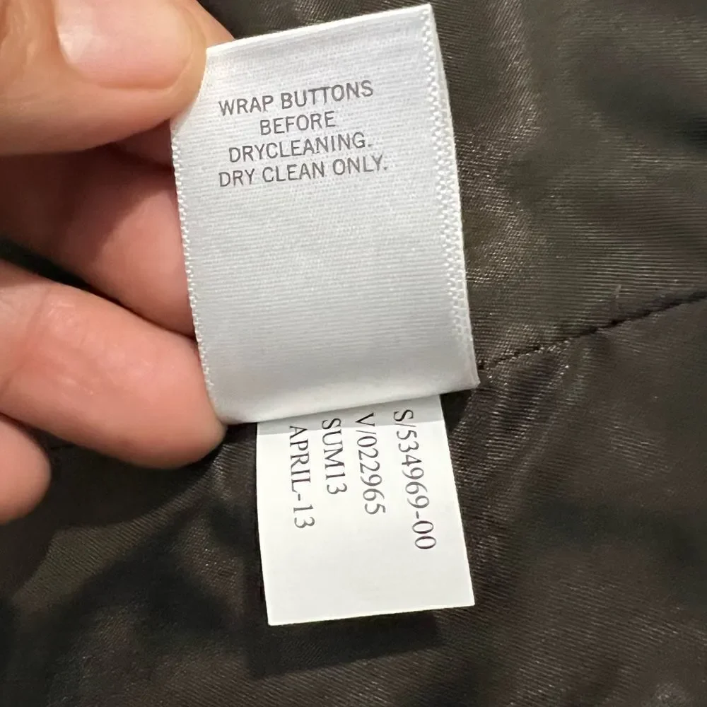Banana Republic for Macy’s Classic Fit Men’s Gray Blazer Sz 38S Padded Shouldes